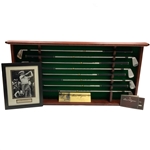 Ben Hogan Golden Anniversary Ltd Ed Iron Set Number 1017 of 1953 in Display w/ Photo & Nameplate