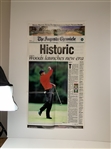 Two Augusta Chronicle Masters Victory Special Sections Tiger Woods 1997 and Phil Mickelson 2004