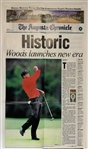 Two Augusta Chronicle Masters Victory Special Sections Tiger Woods 1997 and Phil Mickelson 2004