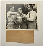1940 PGA Championship Original Press Photograph Signed by Sam Snead JSA ALOA