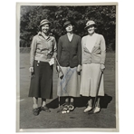 1934 Virginia Van Wie Signed Silver Gelatin Press Photograph U.S. Womens Amateur Golf Championship JSA ALOA