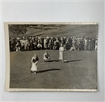 Trio of Original 1923 U.S. Women's Amateur Golf Press Photographs Featuring Edith Cummings and Alexa Stirling