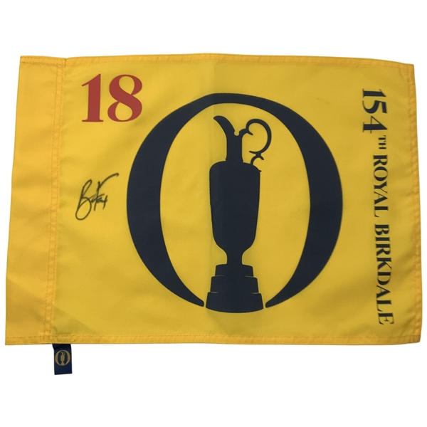 Ryan Fox Signed 2026 Open Championship Royal Birkdale Flag JSA ALOA