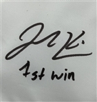 Jackson Koivun Signed 3M Open Flag JSA ALOA