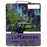 Scottie Scheffler Signed 2022 Masters SERIES Badge JSA ALOA