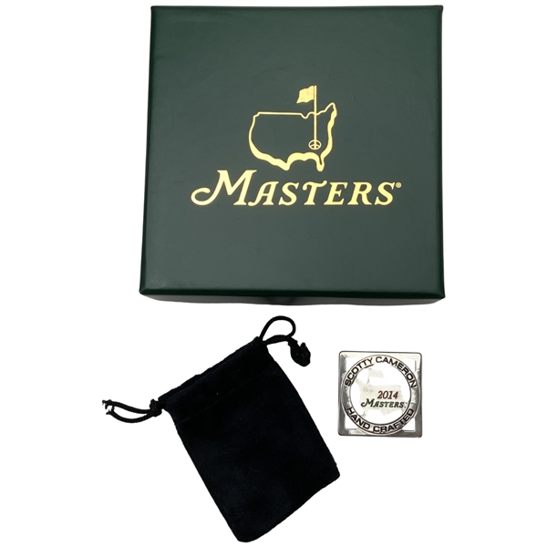 2014 Scotty Cameron Masters Hand Crafted Square Ball Marker with Original Presentation Box and Pouch