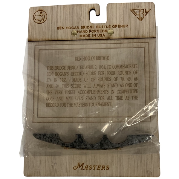 Ben Hogan Bridge At Augusta National Bottle Opener -Sold At Masters