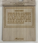 Ben Hogan Bridge At Augusta National Bottle Opener -Sold At Masters
