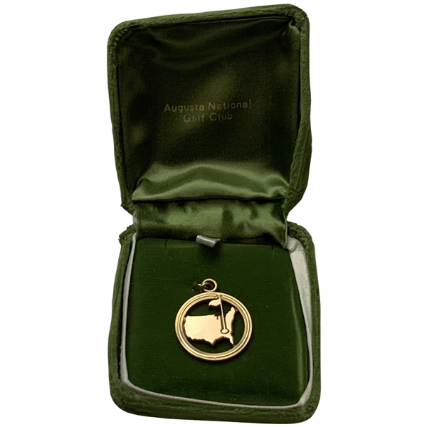 Augusta National Golf Club 10k Gold Filled Jostens Pendant in Original ANGC Jewelry Box