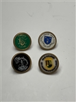 Four British Open Championship Venue Ball Markers