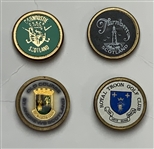 Four British Open Championship Venue Ball Markers