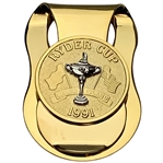 1991 Ryder Cup Kiawah Island Gold-Tone Money Clip