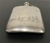 1926 Oakland Hills Country Club Winners Silver-Plated Trophy Hip Flask 