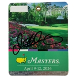 Rory Mcilroy Signed 2026 Masters SERIES Badge JSA ALOA
