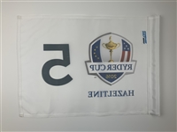 2016 Ryder Cup at Hazeltine National Golf Club Hole 5 Flown Game Used Flag