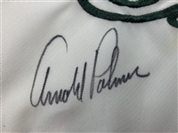 Arnold Palmer and Jack Nicklaus Dual Signed King and Bear World Golf Village Flag JSA ALOA