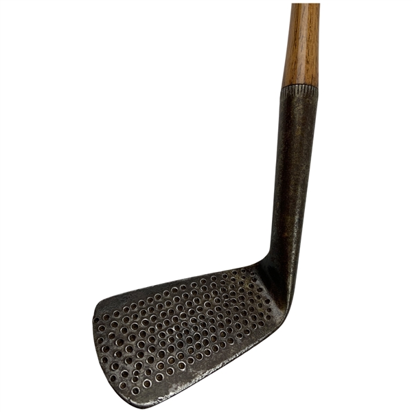 James Braid Signature Unique Deep Dot Face Mashie by W. Gibson & Co. Kinghorn