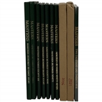 A Collection of 10 Augusta National Golf Club Masters Tournament Annual Yearbooks