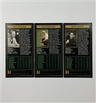 Jack Nicklaus (2) & Gary Player Signed 1993 Grand Slam Ventures Champions of Golf The Masters Collection Cards JSA ALOA