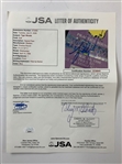 Tiger Woods Signed 1996 Masters 'Famous Tiger-Jack-Arnie' Wednesday Practice Round Ticket JSA #ZZ38845