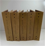 A Collection of 1954-1955 Sports Illustrated Magazines in Original Publisher Binders Including 1st Issue