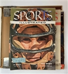 A Collection of 1954-1955 Sports Illustrated Magazines in Original Publisher Binders Including 1st Issue