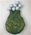 Augusta National Golf Club Logo Golf Balls and Knit Range Bag