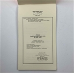 2006 Deutsche Bank Championship TPC of Boston Player Yardage Book - Tiger's 5th Consectutive Win!