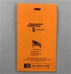 2006 Deutsche Bank Championship TPC of Boston Player Yardage Book - Tiger's 5th Consectutive Win!