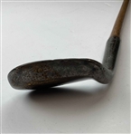 Antique Fairlie Pattern Hand Forged Hickory Shaft Niblick Golf Club