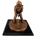 Pinehurst Country Club Putter Boy Copper-Finished Sundial by Balfour