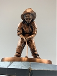Balfour Pinehurst Country Club Putter Boy Copper Finished Metal Statue