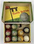 Vintage The North British TT Lattice Marking Golf Balls in Original Box