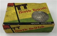 Vintage The North British TT Lattice Marking Golf Balls in Original Box