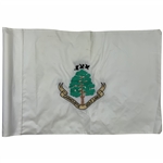 Carnoustie Golf Links Embroidered White Pin Flag