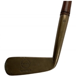Reid and Laidlaw Edinburgh Brass Head Hickory Shaft Putter