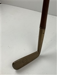 Reid and Laidlaw Edinburgh Brass Head Hickory Shaft Putter