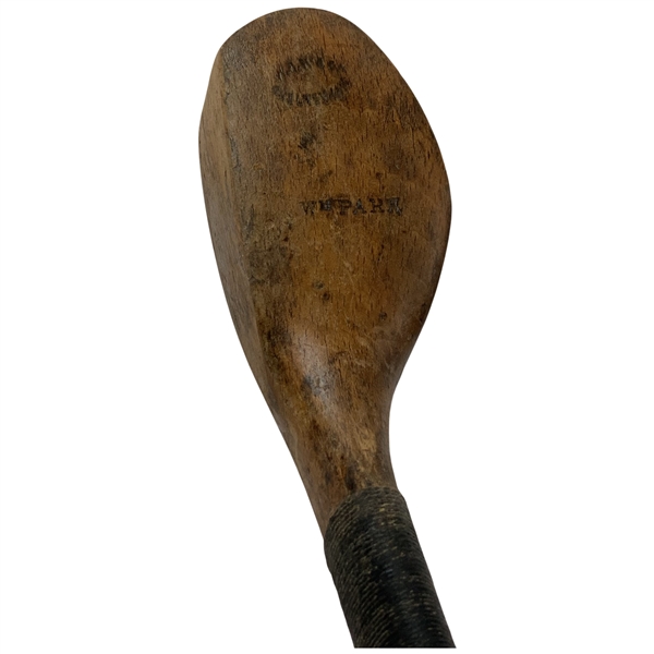 Late 19th Century Willie Park Musselburgh Spliced Neck Wooden Golf Club