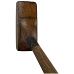 Antique Walter J Travis Hickory Shaft Wooden Putter