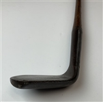 J. McAndrew Glasgow Antique Hickory Shafted Smooth Face Niblick Golf Club