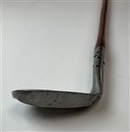Vintage Jas. B. Halley and Co. Maxwell Stainless Niblick Golf Club with Hickory Shaft