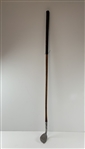 Vintage Jas. B. Halley and Co. Maxwell Stainless Niblick Golf Club with Hickory Shaft
