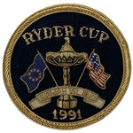 1991 Ryder Cup Kiawah Island Hand-Embroidered Bullion Blazer Patch