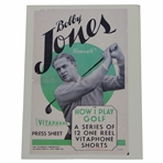 1993 Bobby Jones Vitaphone In How I Play Golf 1931 Sports Immortals Card