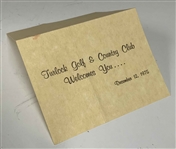 An Archive of Vintage Golf Memorabilia and Correspondence Belonging to PGA Professional Rod Munday