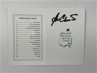 A Collection of Five Augusta National Golf Club Scorecards Signed by Masters Champions JSA ALOA