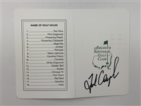 A Collection of Five Augusta National Golf Club Scorecards Signed by Masters Champions JSA ALOA