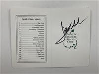 Crenshaw, Olazabal, Langer & Weir Signed ANGC Scorecards JSA ALOA