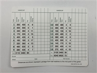 Crenshaw, Olazabal, Langer & Weir Signed ANGC Scorecards JSA ALOA