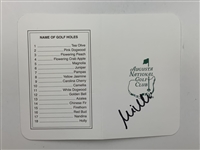 Crenshaw, Olazabal, Langer & Weir Signed ANGC Scorecards JSA ALOA